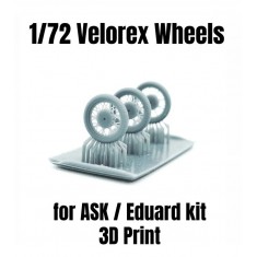 1/72 Velorex Wheels for ASK / Eduard kit