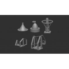1/72 British Aerial Bases & Roof Sights