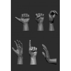 1/72 Hands