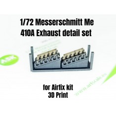 1/72 Messerschmitt Me 410A Exhaust Detail Set for Airfix kits
