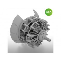 1/72 Nakajima Sakae 12 Engine with Exhausts and Open Cowlings
