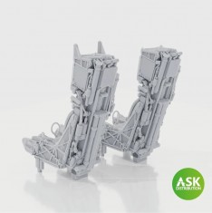 1/72 F-14D SJU-17 Ejection Seats Excluding Seatbelts (2pcs) for Tamiya kit