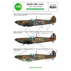 1/32 Spitfire Mk.Ia Decal part 1 - "The Few" 1940 RAF Aces