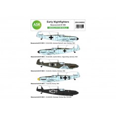 1/48 Messerschmitt Bf 109D (very) Early Nightfighters Decal Part 1