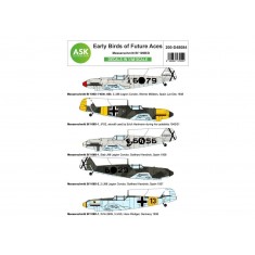 1/48 Messerschmitt Bf 109B/D Decal - Early Birds of the Future Aces
