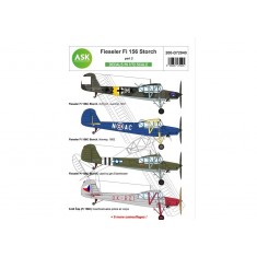 1/72 Fieseler Fi 156 Storch Around WWII Europe and Foreign services Decal Part 2