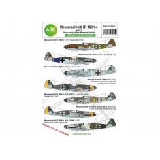 1/72 Bf 109K-4 Decal Swan Song of The Messerschmitts Part #1