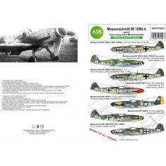1/72 Bf 109K-4 Decal Swan Song of The Messerschmitts Part #2