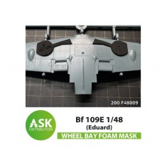 1/48 Bf 109E Foam Flexibel Wheel Bay Mask for Eduard kit