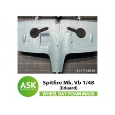1/48 Spitfire Mk.Vb Foam Flexibel Wheel Bay Mask for Eduard kit