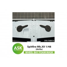 1/48 Spitfire Mk.XII FOAM Flexibel Wheel Bay Mask for Airfix kits