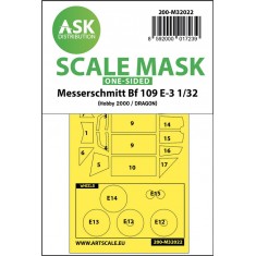 1/32 Messerschmitt Bf 109E-3 One-Sided Express Masking for Hobby2000/Dragon kits