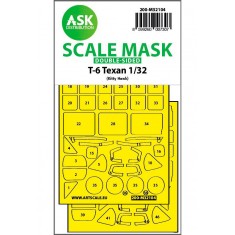 1/32 T-6 Texan Double-sided Express Fit Mask for Kitty Hawk kits