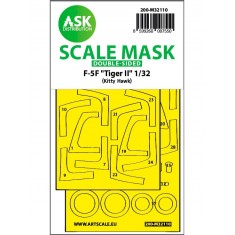 1/32 F-5F Tiger II Double-sided Express Fit Mask for Kitty Hawk kits