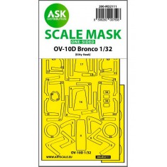 1/32 OV-10D Bronco One-sided Express Fit Mask for Kitty Hawk kits