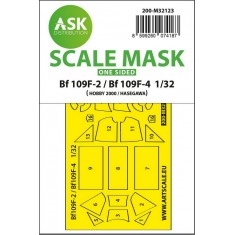 1/32 Bf 109F-2 / Bf 109F-4 One-Sided Express Fit Mask for Hasegawa / Hobby 2000