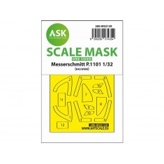 1/32 Messerschmitt P.1101 One-sided Express-fit mask for Kotare kit
