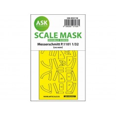 1/32 Messerschmitt P.1101 Double-sided Express Fit Mask for Das Werk kit