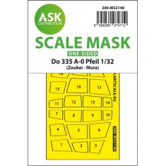 1/32 Dornier Do 335A-0 Pfeil One-Sided Mask for Zoukei Mura kit