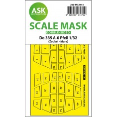 1/32 Dornier Do 335A-0 Pfeil Double-Sided Mask for Zoukei Mura kit