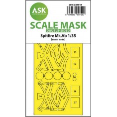 1/35 Spitfire Mk.Vb Double-sided Express Fit Mask for Border Model kits