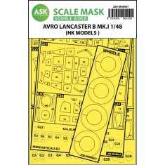 1/48 Avro Lancaster Mk.I B Double-sided Paint Masking for HK Models