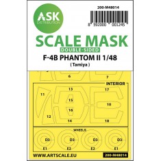 1/48 F-4B Phantom Double-sided Paint Masking for Tamiya