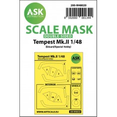 1/48 Hawker Tempest Mk.II Double-sided Paint Masking for Eduard / Special Hobby