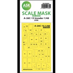 1/48 Douglas A-26C-15 Invader One-sided Masking self-adhesive pre-cutted for ICM kits
