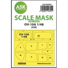 1/48 OV-10A One-sided Masking self-adhesive pre-cutted for ICM kits