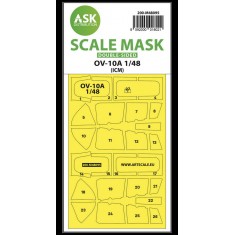 1/48 OV-10A Double-sided Masking self-adhesive pre-cutted for ICM kits