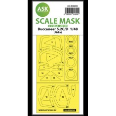 1/48 Buccaneer S.2C/D Double-sided Masking self-adhesive, pre-cutted for Airfix kits