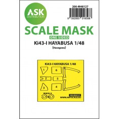 1/48 Ki-43-I Hayabusa One-sided Express Self-adhesive Pre-cutted Masking for Hasegawa