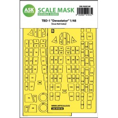 1/48 TBD-1 Devastator double-sided fit express Mask for Great Wall Hobby kits