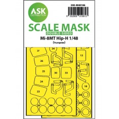 1/48 Mil Mi-8Mt Double-Sided Express Fit Mask for Trumpeter