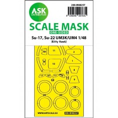 1/48 Su-17, Su-22 UM3K/UM4 One-sided Express Fit Mask for Kitty Hawk kits