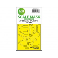 1/48 AV-8B Harrier II PLUS Double-sided Express-fit Mask for UMa Model