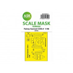 1/48 Fairey Gannet COD.4 One-sided Self-adhesive Express Mask for Airfix kits
