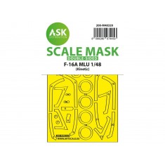 1/48 F-16A MLU Double-sided Self-adhesive Express Mask for Kinetic kits