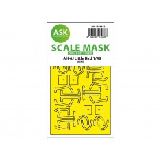 1/48 AH-6J Little Bird Double-Sided Express Fit Mask for ICM Kit