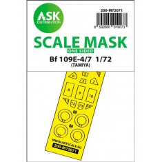 1/72 Messerschmitt Bf 109E-4/7 One-sided Express Fit Mask for Tamiya kits