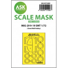 1/72 MiG-29 9-19 SMT One-Sided Express Fit Mask for Great Wall Hobby