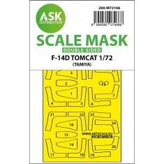 1/72 F-14D Double-Sided Fit Express Mask for Tamiya kit