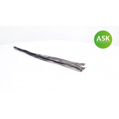 Lead Wire - Halfround  0.8mm x 0.55mm, Length 140mm (cca. 16 pcs)