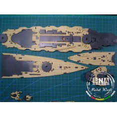 1/350 IJN Battleship Kongo 1944 Wooden Deck for Aoshima kit #041178