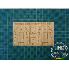 1/350 WWII German Zerstorer Z-43 1944 Wooden Deck for Trumpeter kit #05323