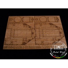 1/350 DKM Z-31 Destroyer Wooden Deck for Dragon kit #1054