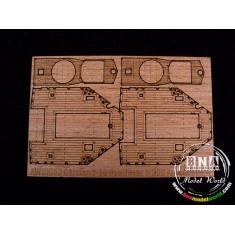 1/350 German Z-38 Destroyer Wooden Deck for Dragon kit #1049