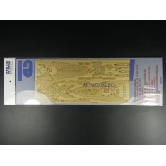1/350 IJN Mutsu Wooden Deck for Hasegawa 40067 kit