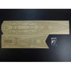 1/350 DKM Tirpitz Wooden Deck set for Academy BA903 kit